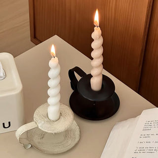 Vintage Iron Candle Holder