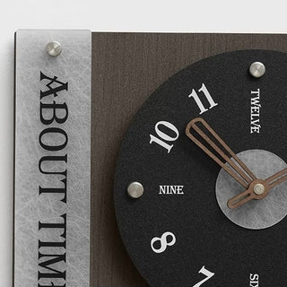 Record-style art design clockin  wall clock