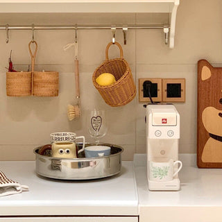 Stainless steel degree rotating round storage tray