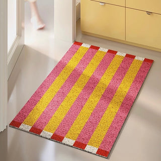 Multicolor Stripe Entrance Mat  50 x 80 cm Mud Removal