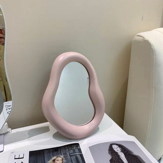 Plump and unique frame tabletop mirror    wall-mounted mirror