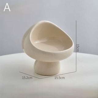 Mushroom-shaped Ceramic Tray Storage Trayin