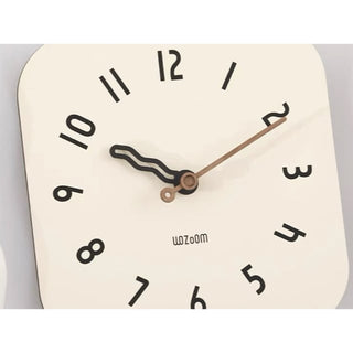 LED Lighted Wave Clear Clock  Wall Clock