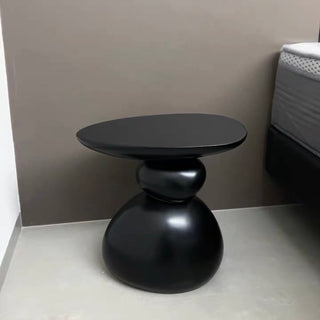 Modern Art Design Compact Side Table Black