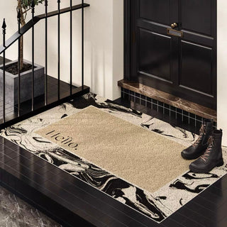 Hello Monotone Entrance Mat 4 types  50 x 80 cm for removing mud.