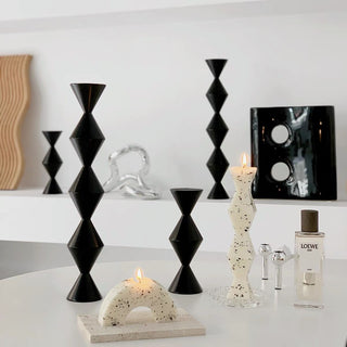 Triangle Wood Object Set of 2