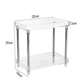 Clear Acrylic Tier Tier Rack   Cosmetic Storage
