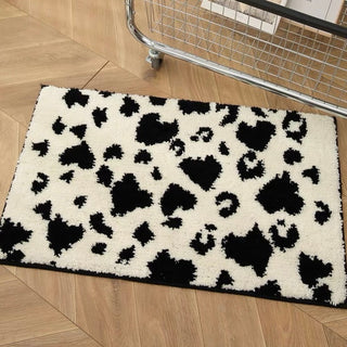 Monochrome Cow print Door mat entrance mat 50x80cm bath mat