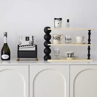 Modern Ball Design Three-Tier Storage Display Rack
