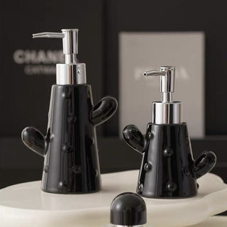 Piece Set: Cactus Ceramic Dispenser