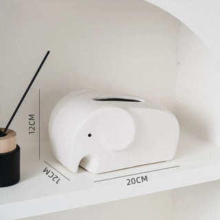 Elephant Ceramic Tissue Case