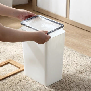Wood x White Slim Dustbin  2 Types
