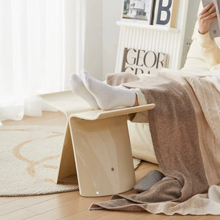 Cream Color Butterfly Stool Side Table Chair