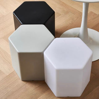 Hexagonal Color Stool     Chair Side Table Ottoman