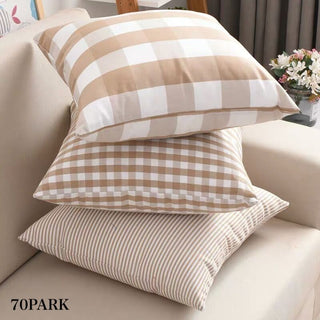Checkered & Striped Cushion Covers  12 Types