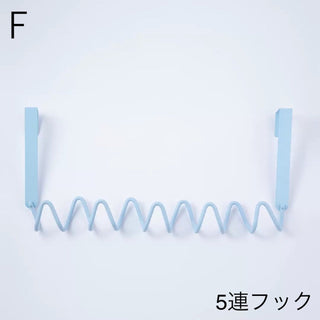WavyWave Door Hooks  6 Types  Hanger Hooks   Suitable for Rental Properties  No Drilling Required
