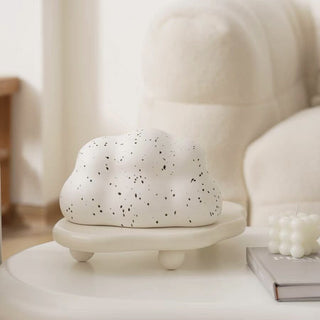 Cloud Ceramic Tissue Case  Cloud motif