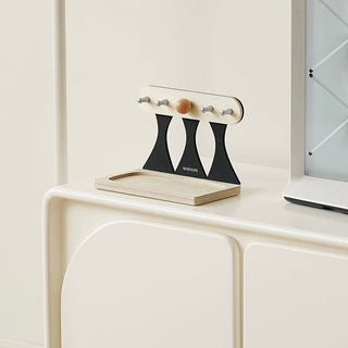 Monochrome Wood Accessory Key Stand Tray  Storage Tray for Small Items