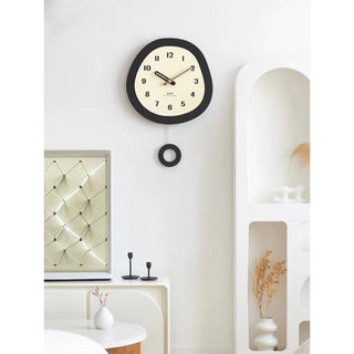 Monochrome Nuance Clock Pendulum Clock Wall Clock