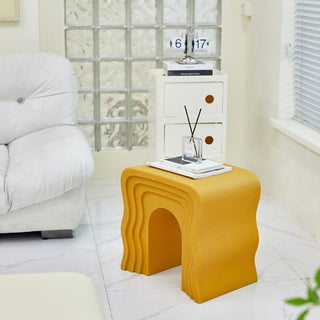 Unique Wave Arch Side Table  Stool