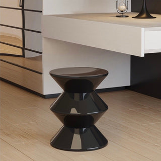 Zigzag Round Three-Tier Side Table Stool