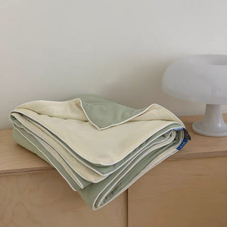 Piping Cooling Summer Blanket Colorful Blanket   Single Item 2 Sizes Cool