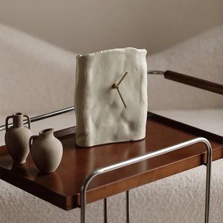 Rectangle Nuance Art Clock   Silent Desk Clock