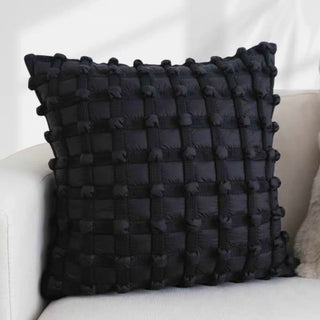 Black Mix Cushion Cover  45x45cm Monotone