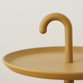 Umbrella Handle Two-Tier Mini Side Table