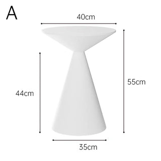 Round Modern Simple Side Table   in   Cone