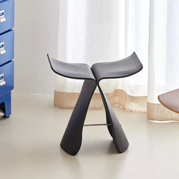 Black Butterfly Stool Side Table Chair