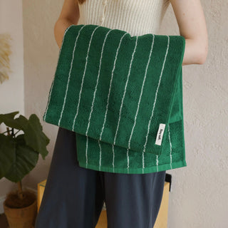 Pin Stripe Color Bath Towel  100% Cotton Hanging Combed Cotton Large Towel Blanket