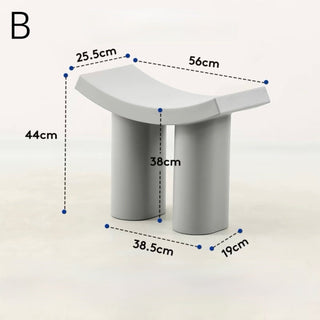 Curved design side table stool  chair