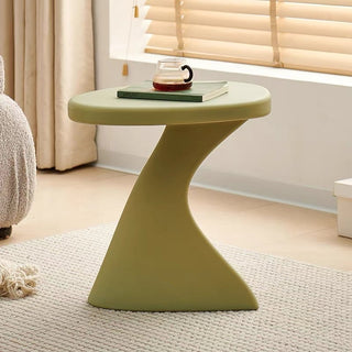 Curved Design Colorful Side Table