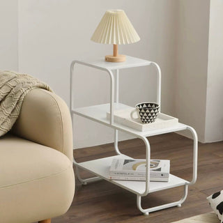 Iron Frame Three-Tier Storage Rack  Side Table