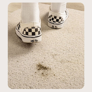 Oval Geometric Pattern Entrance Mat 50x80 Mud Removal Mat