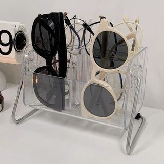 Clear Acrylic Multi-Stand Brush Cosmetic Storage