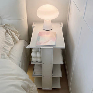 Wheeled Four-Tier Rack Side Table