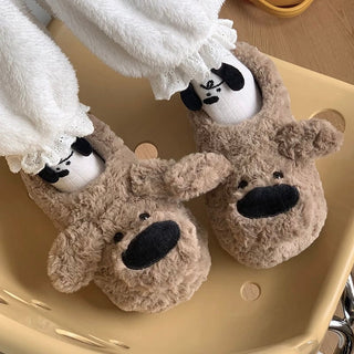 Fluffy Dog Room Shoes Indoor Slippers for Dogs