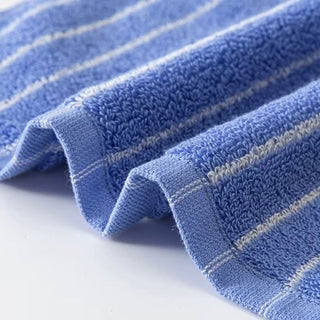 Simple Pin Stripe Color Face Towel     100% Cotton  Combed Cotton  Absorbent