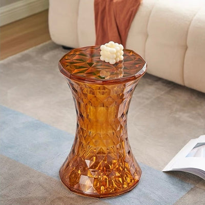 Clear Color Storage Side Table Stool  Chair