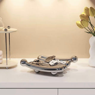 Unique Design Ceramic Chubby Tray  Storage