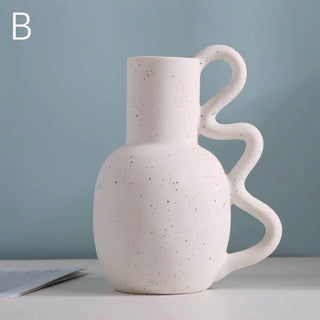 Wave Handle Flower Vase