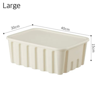 Storage Box with Lid Stackable Container 2 Types