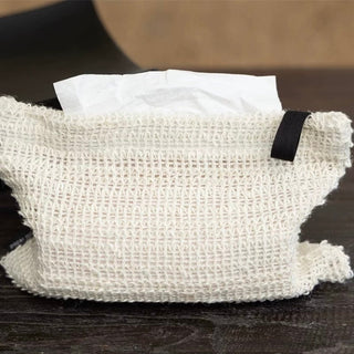 Linen Natural Tissue Case  Tissue Cover Hanging Type
