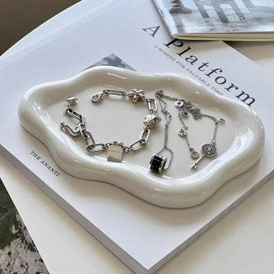 Chubby Wave Accessory Tray  Plate