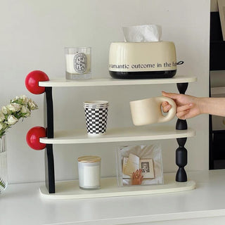 Red Ball Three-Tier Storage Display Rack