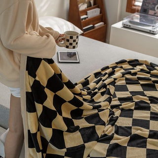 Checker Blanket   Lap Blanket Throw  100 x 150 cm