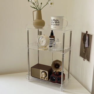 Clear Acrylic Tier Tier Rack   Cosmetic Storage