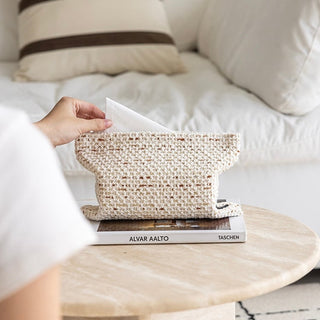 Tweed Simple Tissue Case Cover Hanging Type